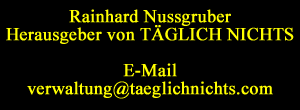 Grafik: Signatur Herausgeber TÄGLICH NICHTS